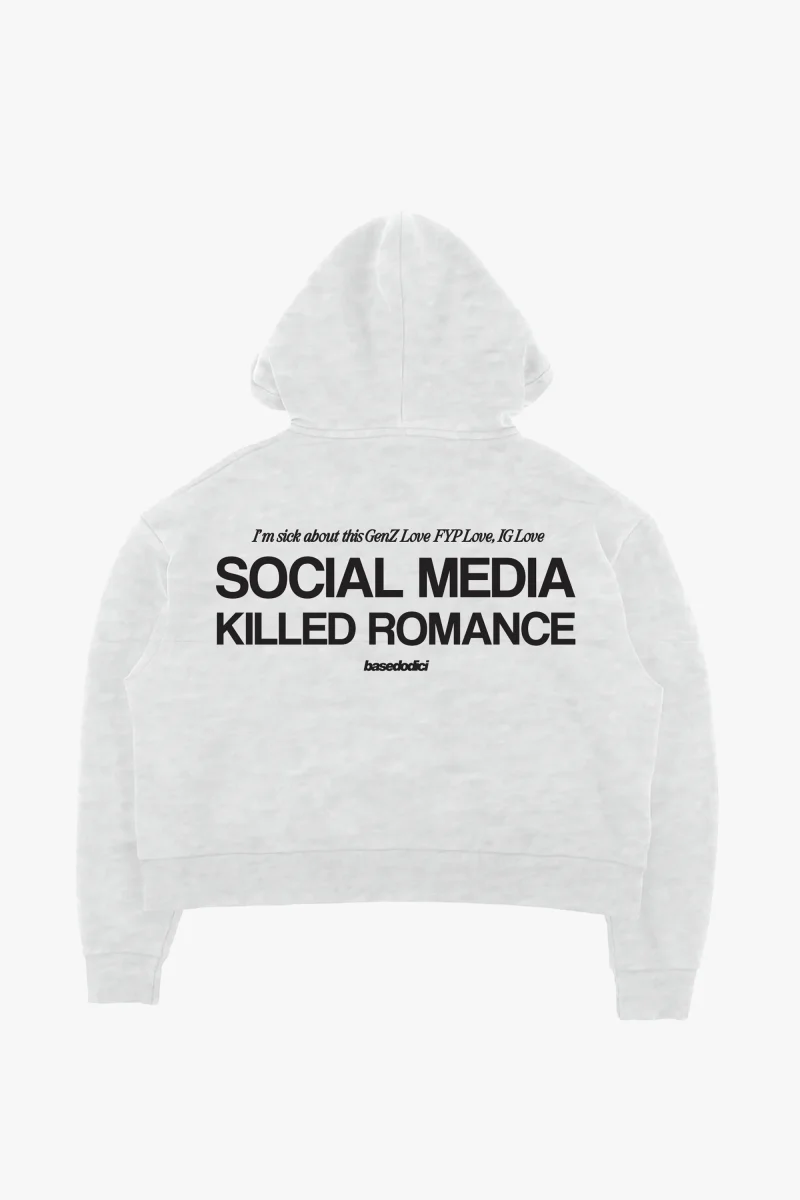 Full Zip "KILLED ROMANCE" AshGrey/Black