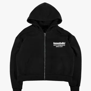 Full Zip "KILLED ROMANCE" Black/White