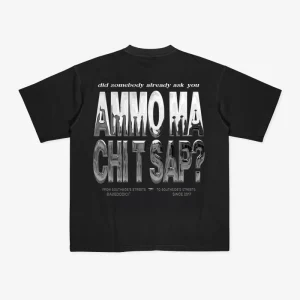 T-Shirt "AMMO" CHI'T'SAP Black/Chrome