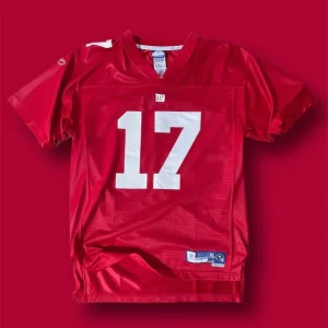 Maglia NFL NY Burress 17 vintage tg XL