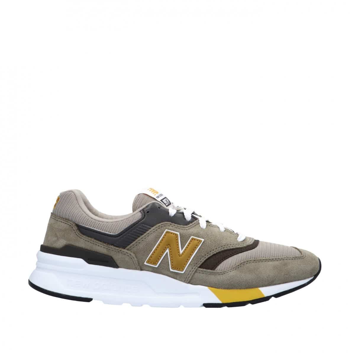 Scarpa da ginnastica uomo new balance CM997HEZ colore verde giallo - immagine 6