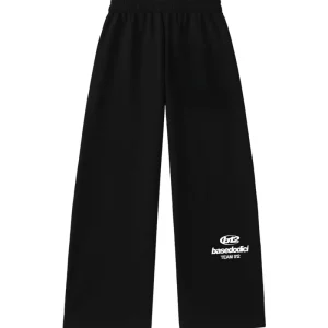 Fleece Pants "TEAM012" Logo Black/White