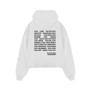 Hoodie "FCK 2.0" Original White