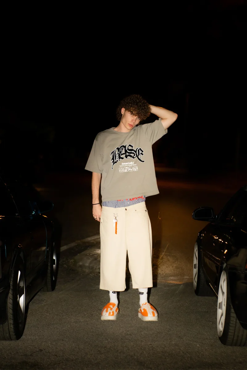 T-Shirt “LIVE FAST” GTA Grey - immagine 3