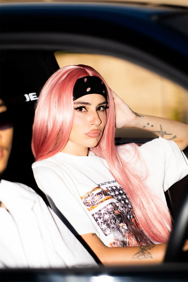 T-Shirt “LIVE FAST” Furious White - immagine 6