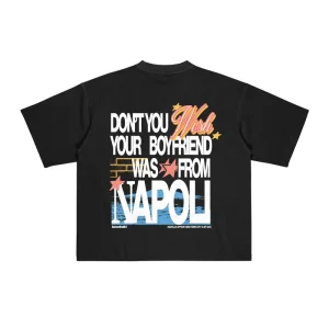 T-Shirt “WISHYOUR” Boyfriend Black/Multi