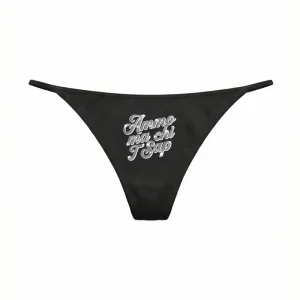 Thong "AMMO" CHI'T'SAP Black/GlitterItalic