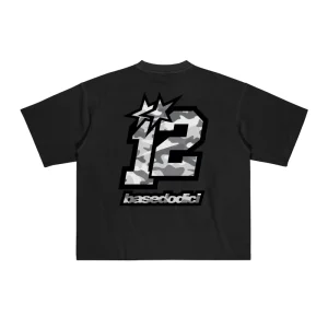 T-Shirt “CAMO4PLAYERS” Back 12 Black/CamoGrey