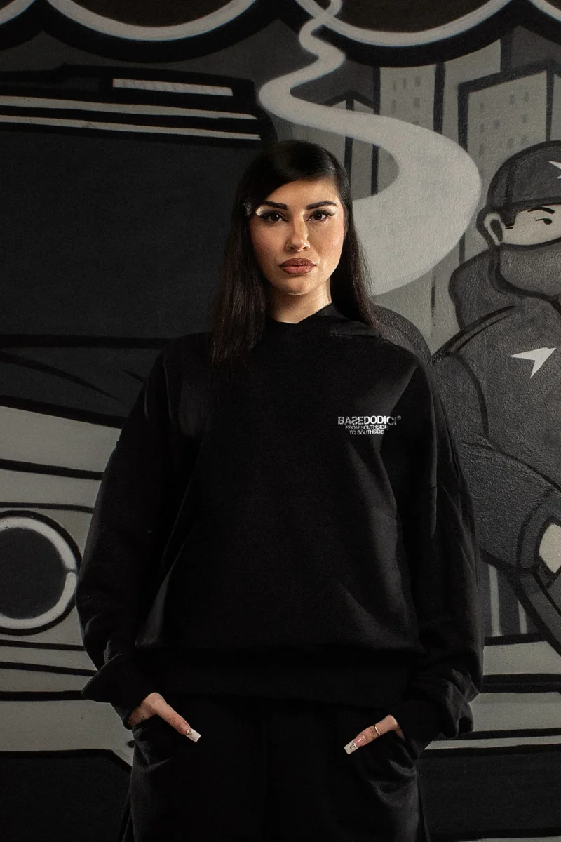 Hoodie "AMMO" CHI'T'SAP Black/Chrome - immagine 8