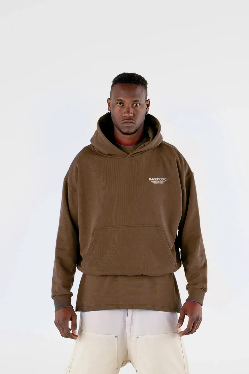 Hoodie "AMMO" CHI'T'SAP Cactus Brown - immagine 4