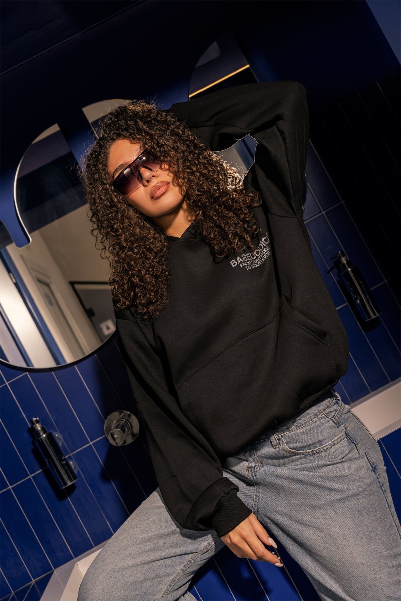 Hoodie "AMMO" CHI'T'SAP Black/Glitter - immagine 4