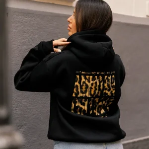 Hoodie "AMMO" CHI'T'SAP Black/Animalier Yellow