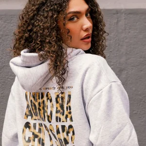 Hoodie "AMMO" CHI'T'SAP AshGrey/Animalier Yellow