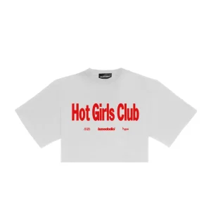 Baby Tee “BASEDODICIxHYPE” Hot Girls White