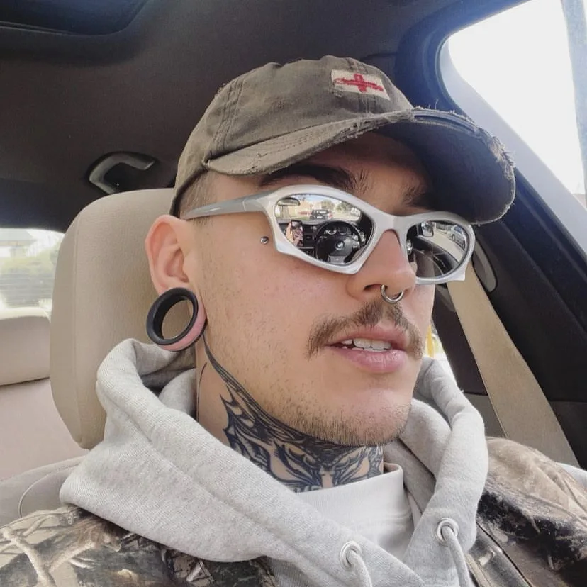 Hip Hop Punk Sun Glasses - immagine 3