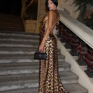 Leopard Printed Dress For Women