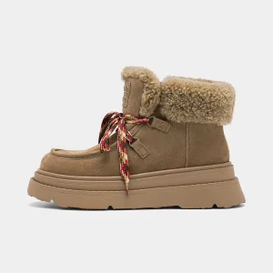 Stivaletto imbottito pellicciaecologica donna