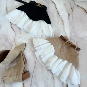 Denim Cake Skirt Women