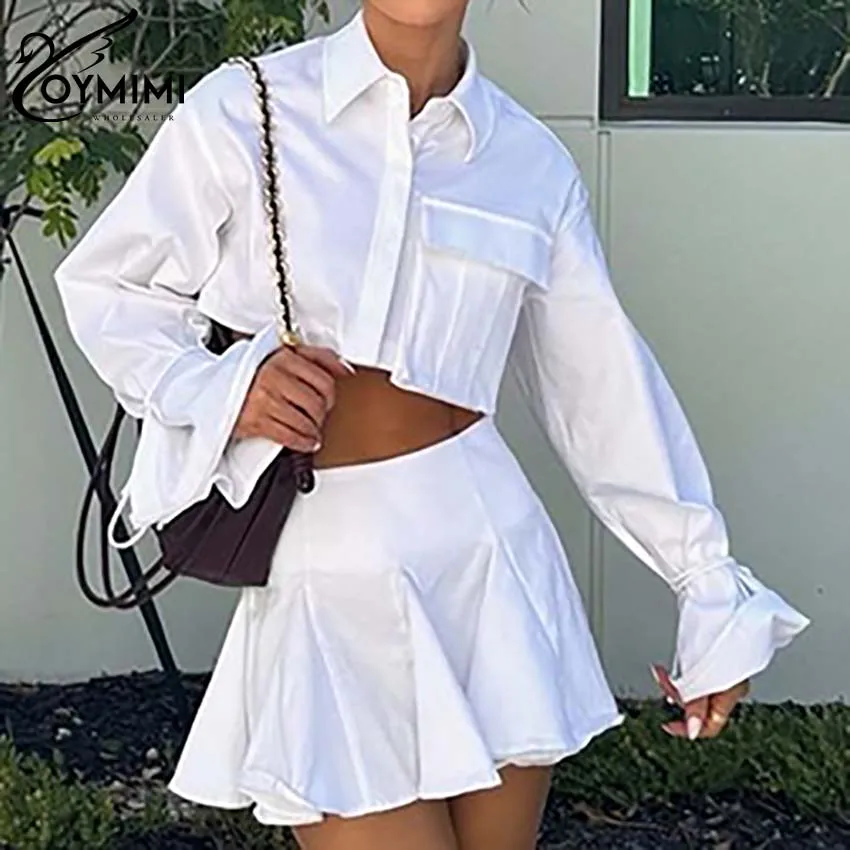 due pezzi completo donna gonna e camicia - immagine 5