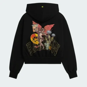 Barrow Felpa Zip Borchie