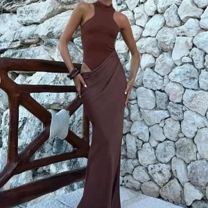 Maxi Dress High Waist Dress