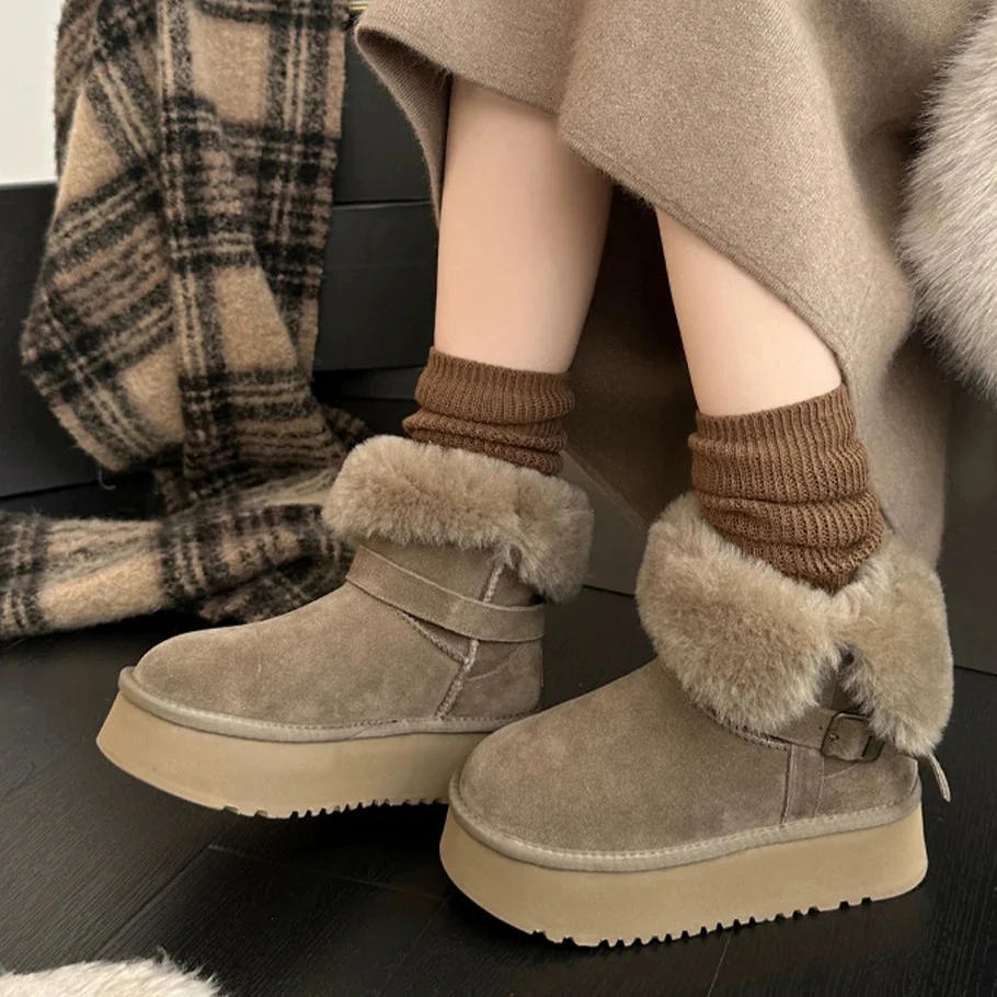 Stivaletto snow donna ecologico fur - immagine 6