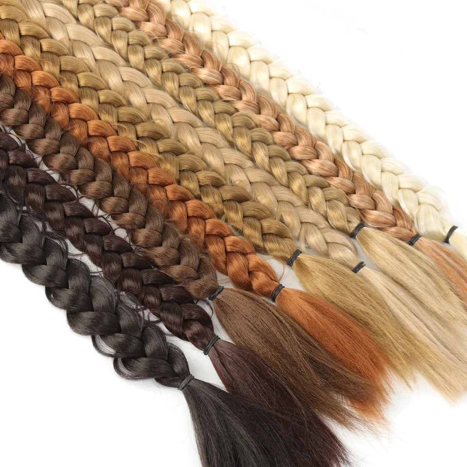 Long Braided Ponytail Hair Extensions - immagine 5