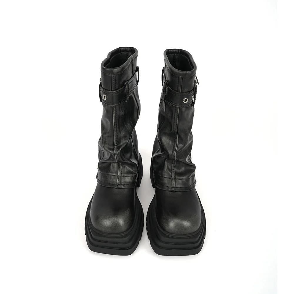 Stivale platform fullzip doppiato donna - immagine 5