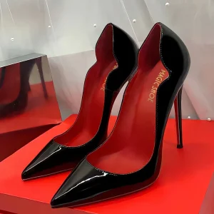 Black Red Bottom High Heels