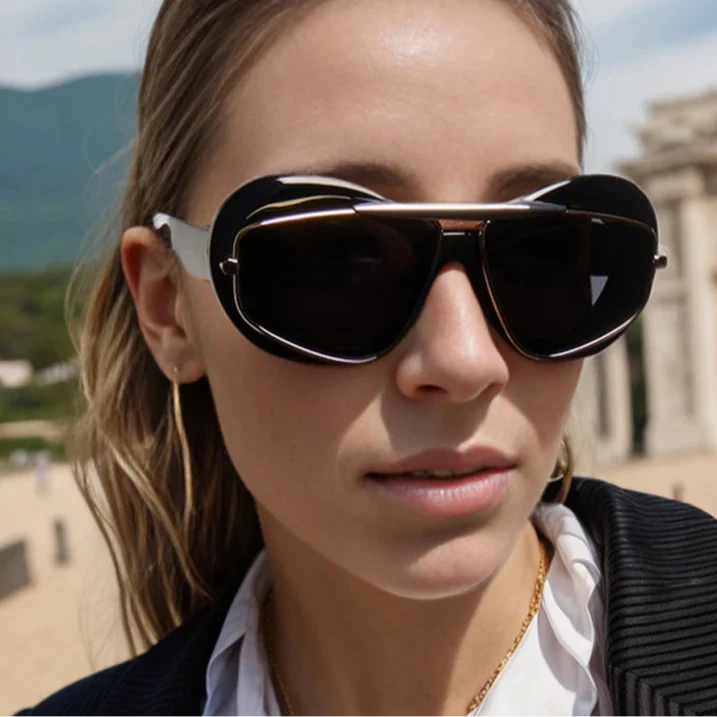 Cat Eye Punk Sunglasses - immagine 7