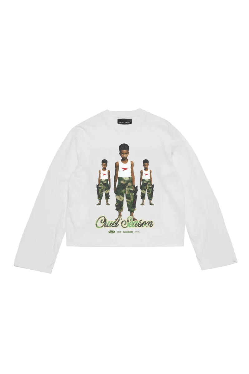 Crewneck "CRUEL SEASON" Cruel White