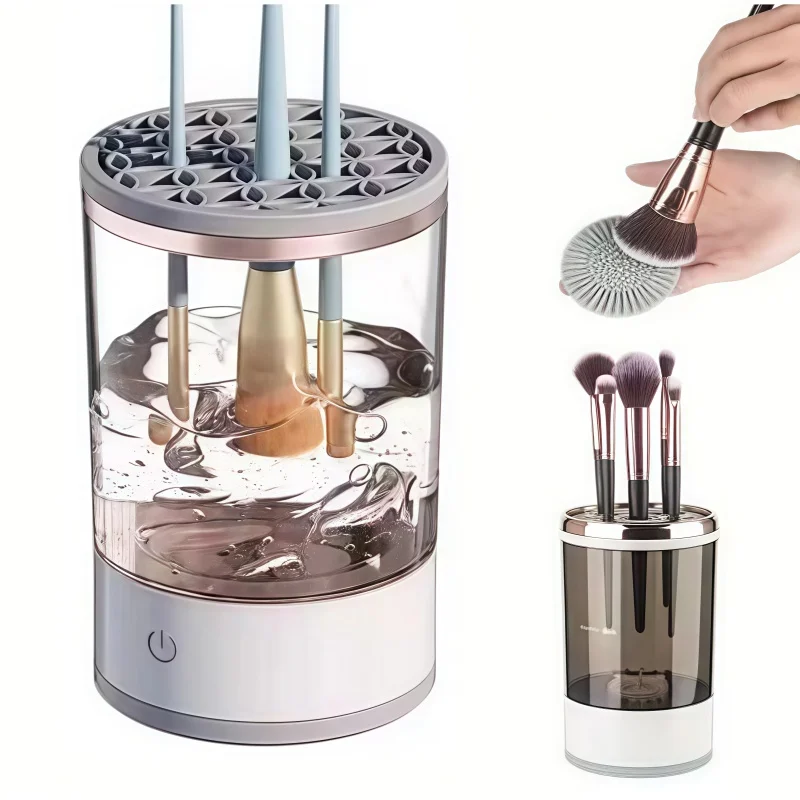 USB Electric Makeup Brush Cleaner Portable - immagine 2