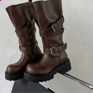 Stivali Vera Pelle Platform