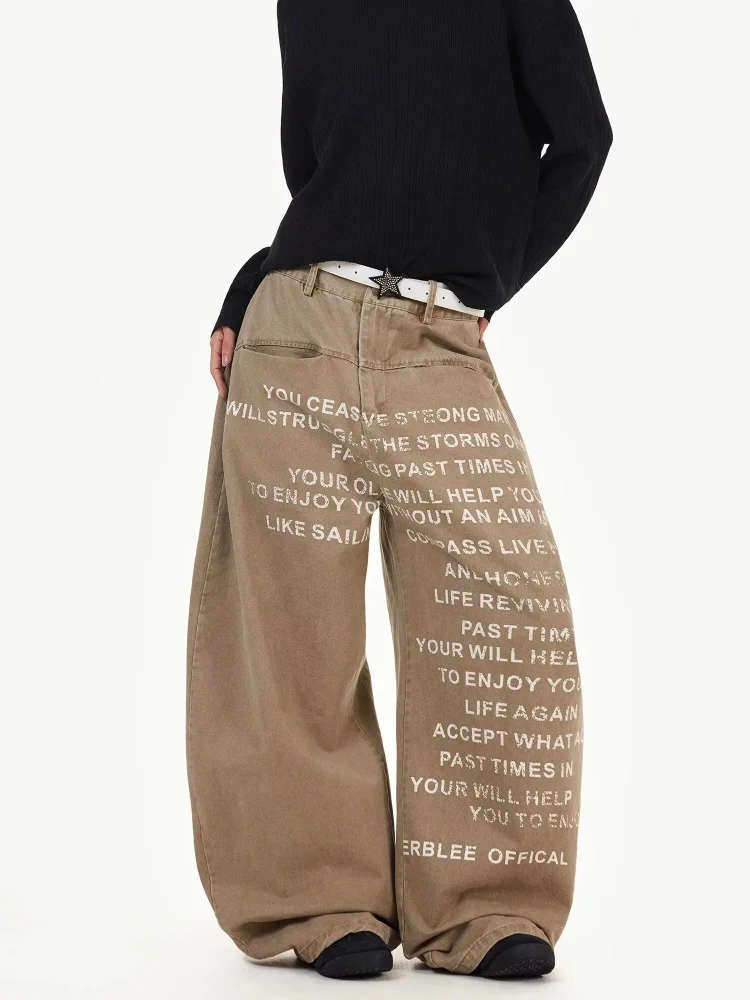 Jeans Pantaloni Baggy - immagine 4