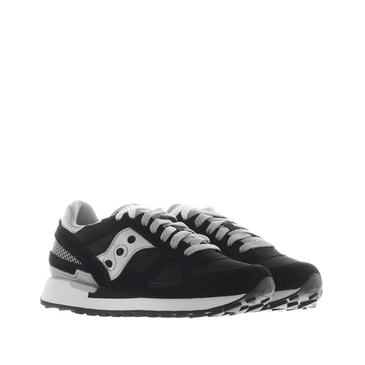 Scarpa da ginnastica donna Saucony Shadow Original colore nero argento s1108 671