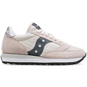 Saucony Sneakers Donna Jazz Original, Colore Sabbia-Grigio, Taglia