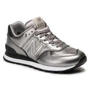 Scarpa da ginnastica donna New Balance WL574WNE grigio perlato