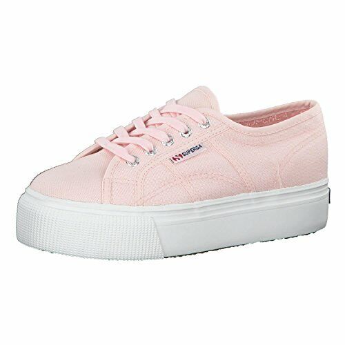 Scarpa da ginnastica donna Superga 2790 zeppa colore rosa - immagine 5