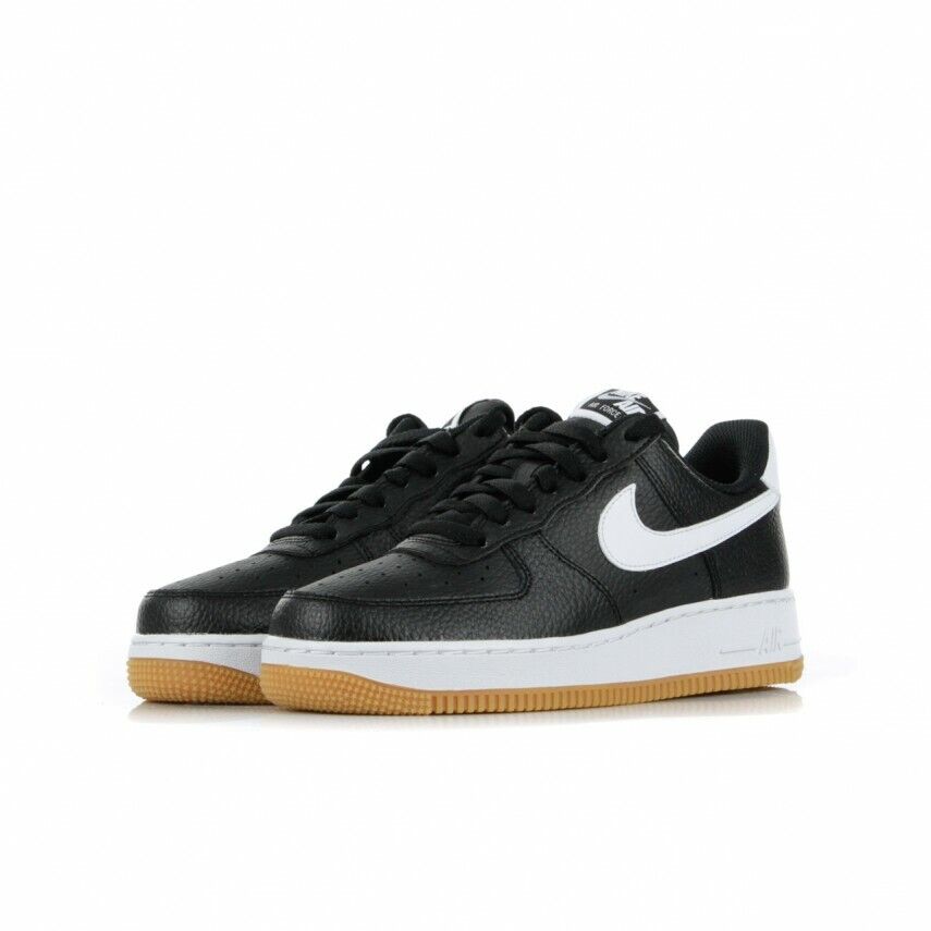 Scarpa da ginnastica nike air force 1 black white wolf-grey gum med brown CL1… - immagine 5