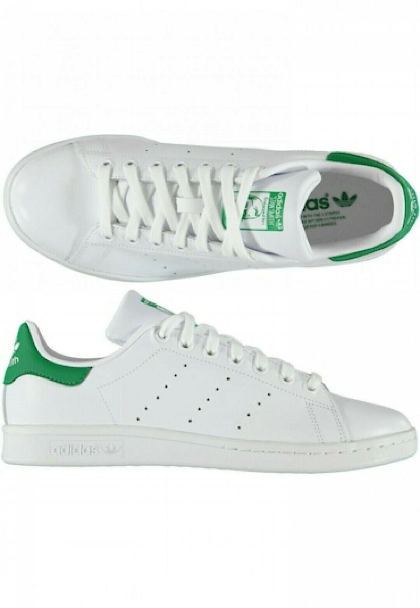 Scarpa da ginnastica unisex Adidas Originals Stan Smith bianco-verde - immagine 2