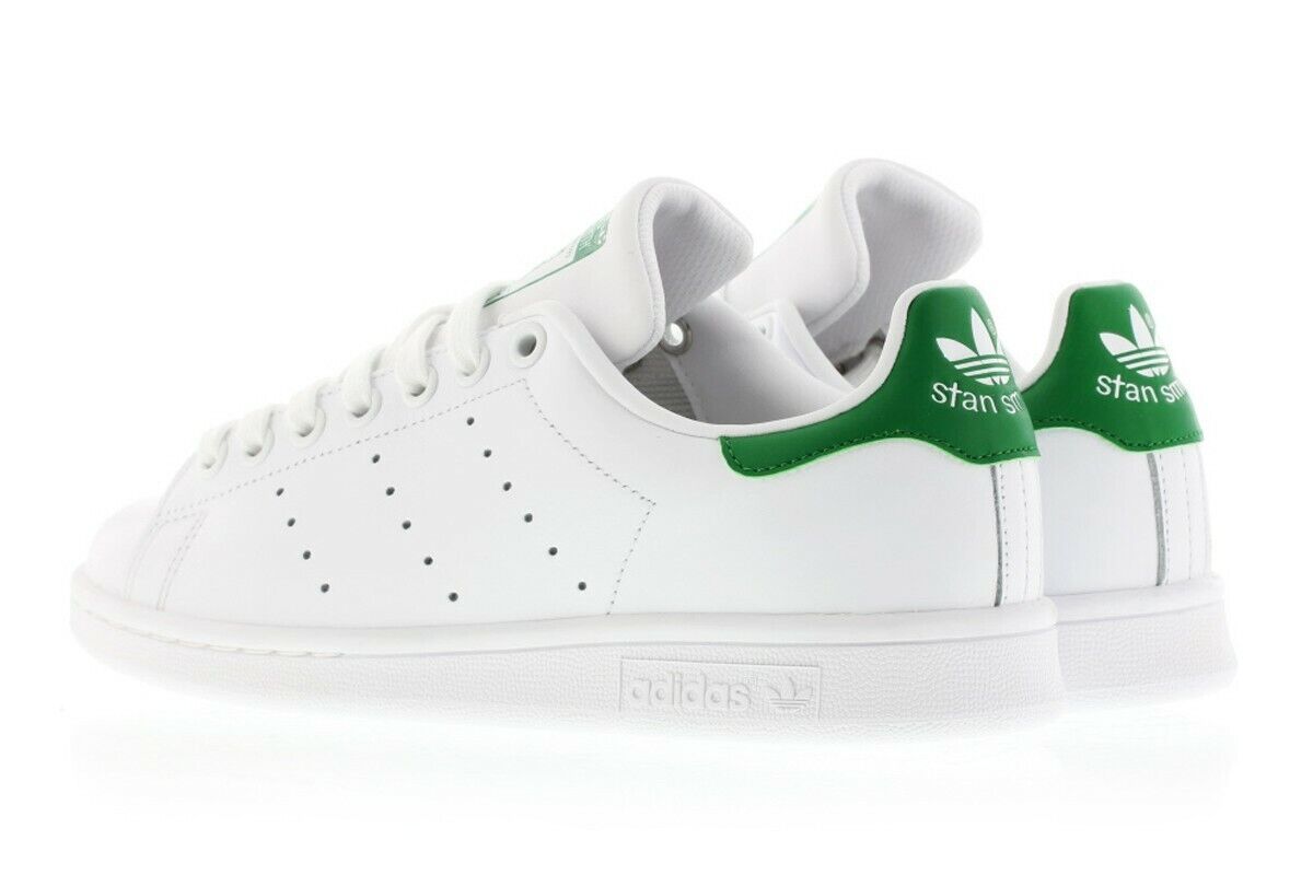 Scarpa da ginnastica unisex Adidas Originals Stan Smith bianco-verde - immagine 4