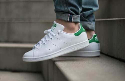 Scarpa da ginnastica unisex Adidas Originals Stan Smith bianco-verde - immagine 6