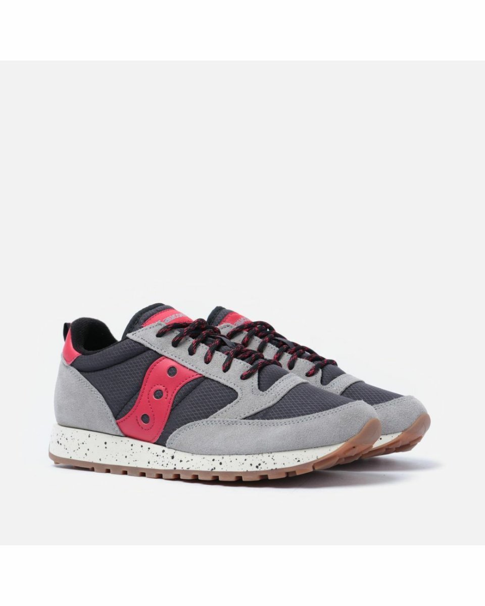 Scarpa da passeggio Saucony Jazz Original Nero grigio rosso s 60463 3 - immagine 5