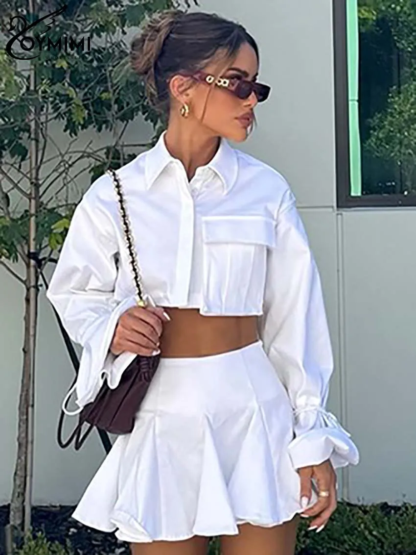 due pezzi completo donna gonna e camicia - immagine 3