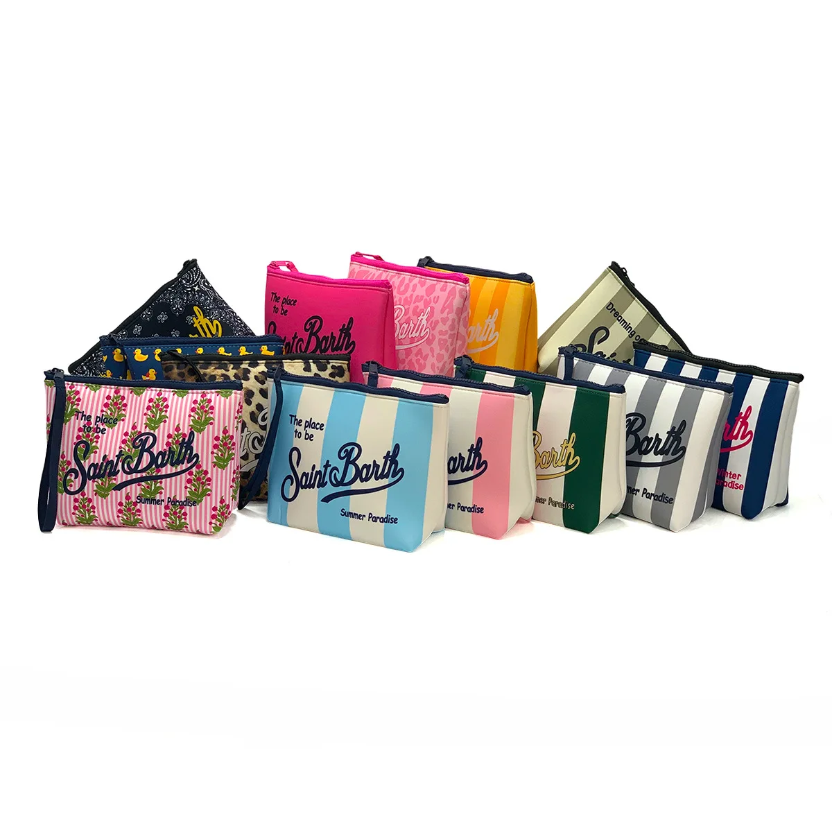 Pochette borsetta souvenir estate 2026 ricamo print unisex - immagine 6