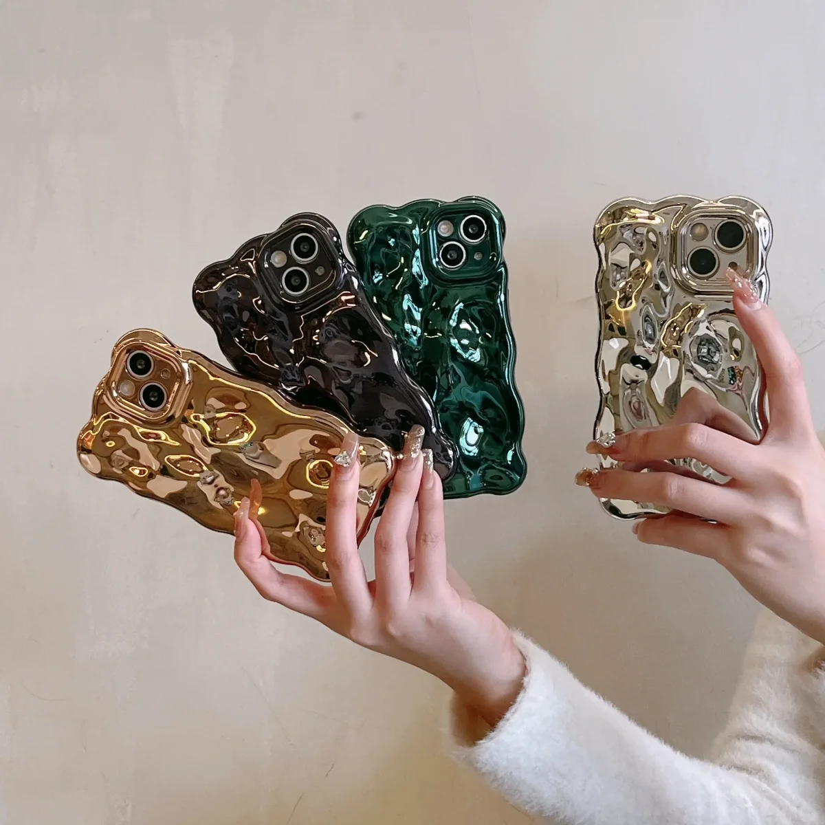 Cover Luxury Wavy 3D Meteorite Texture - immagine 7