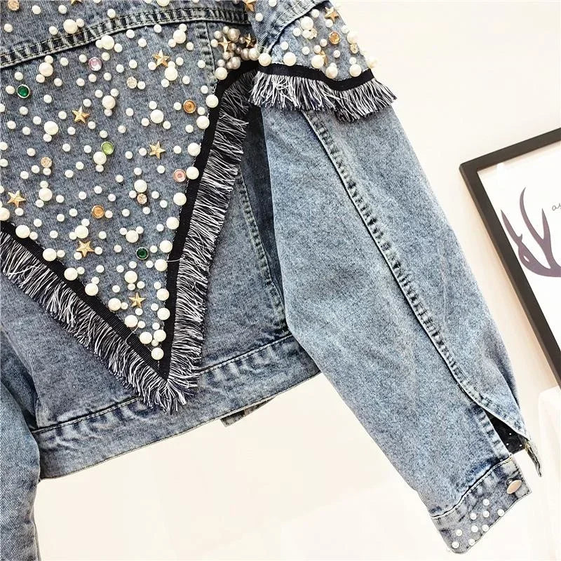 Giacca Denim con Applicazioni - immagine 6
