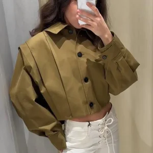 Giacchetto Donna Crop Monopetto