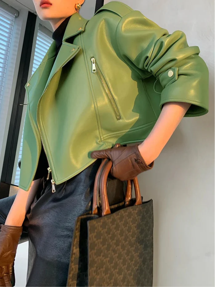 Giacca Biker Oversize - immagine 8