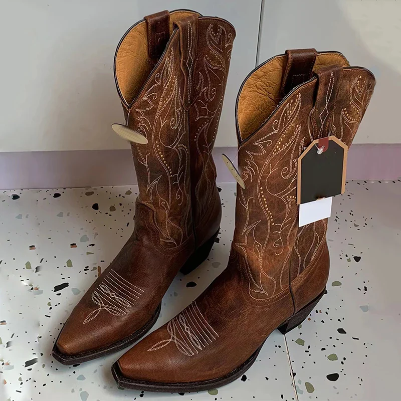 Stivale Texas Vera Pelle